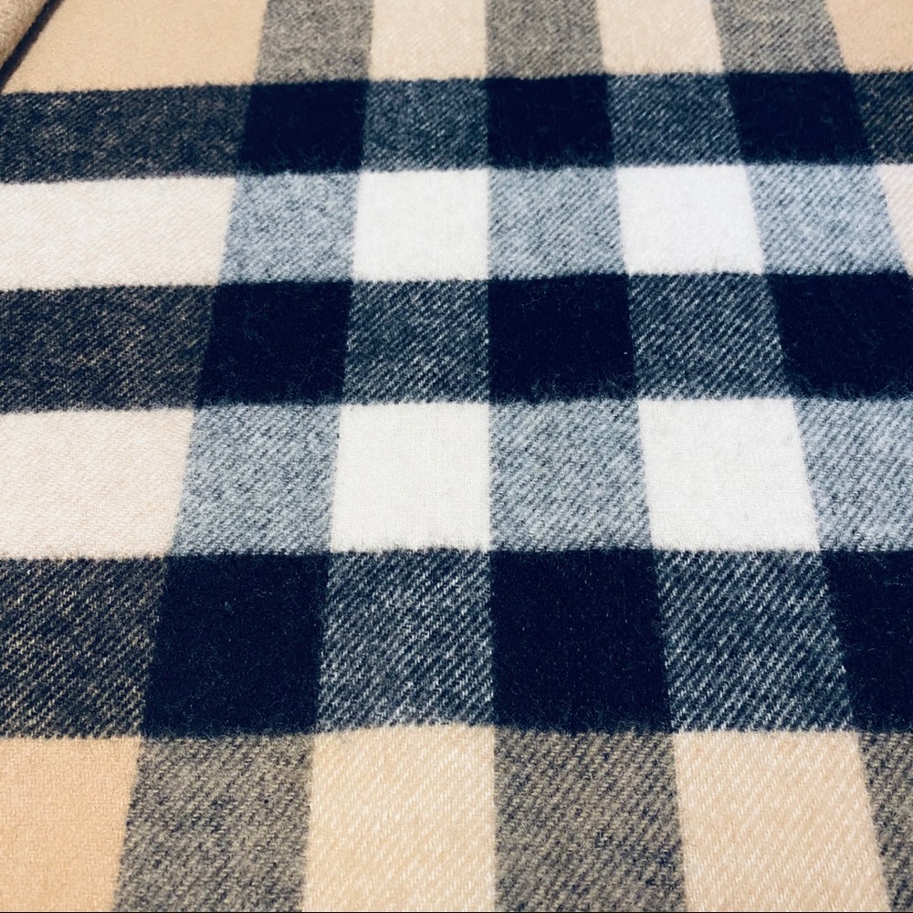 Burberry Collette Reversible Half Mega Check Cape. - image 8